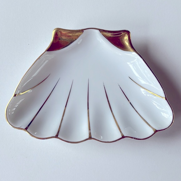 VTG 1970’s Ceramic Shell Box & Trinket Dishes - Picture 7 of 9